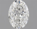 Diamante Naturale Taglio Ovale 0.9ct VG/EX F VS2 - GIA - 7.42x5.28x3.39mm