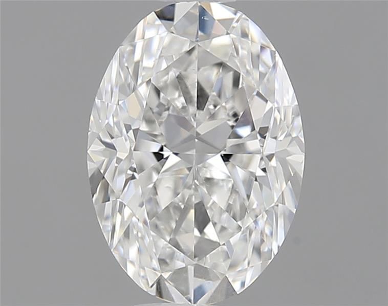 Diamante Naturale Taglio Ovale 0.9ct VG/EX F VS2 - GIA - 7.42x5.28x3.39mm