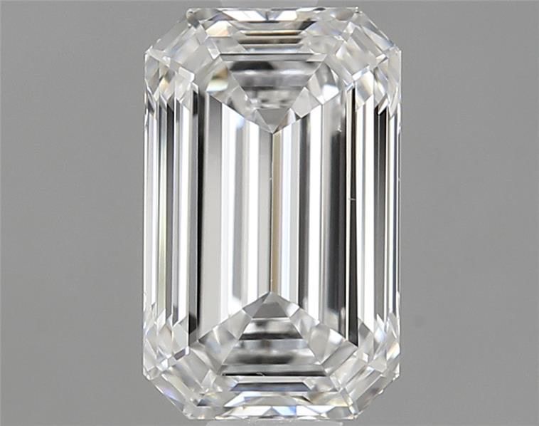 Diamante Naturale Taglio Smeraldo 1.21ct VG/EX E VVS2 - GIA - 7.76x4.84x3.11mm