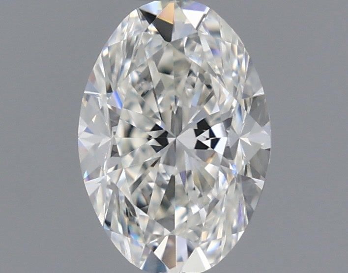 Diamante Naturale Taglio Ovale 0.6ct VG/EX H IF - GIA - 6.47x4.48x3.13mm
