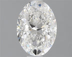 Diamante Naturale Taglio Ovale 1.22ct EX/EX F VS2 - GIA - 8.02x5.8x3.75mm