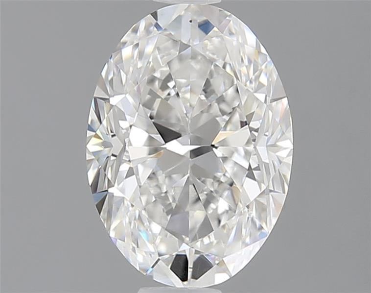 Diamante Naturale Taglio Ovale 1.22ct EX/EX F VS2 - GIA - 8.02x5.8x3.75mm