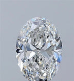 Diamante Naturale Taglio Ovale 1.12ct EX/EX F VVS2 - GIA - 8.27x5.7x3.53mm