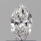 Diamante Naturale Taglio Marquise 0.4ct VG/EX D VVS2 - GIA - 6.92x3.75x2.48mm