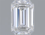 Diamante Naturale Taglio Smeraldo 0.33ct VG/VG D IF - GIA - 5.14x3.35x2.03mm