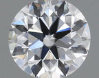 Diamante Naturale Taglio Brillante 0.6ct 3EX E VVS2 - GIA - 5.35x5.39x3.37mm