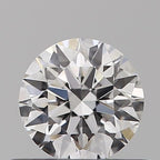 Diamante Naturale Taglio Brillante 0.4ct EX/EX/VG D VS1 - GIA - 4.76x4.73x2.95mm