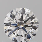 Diamante Taglio Brillante 0.5ct EX/VG/EX D VVS2 - GIA - 5.08x5.03x3.14mm