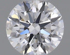 Diamante Taglio Brillante 0.19ct VG/EX/EX D VVS2 - GIA - 3.67x3.68x2.29mm