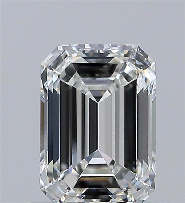 Diamante Naturale Taglio Smeraldo 0.72ct VG/EX H FL - GIA - 5.95x4.2x2.91mm