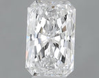 Diamante Naturale Taglio Radiant 0.5ct VG/EX D VVS2 - GIA - 6.11x3.87x2.52mm