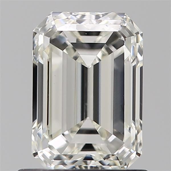 Diamante Naturale Taglio Smeraldo 1.05ct VG/VG H VS1 - IGI - 6.62x4.53x3.66mm