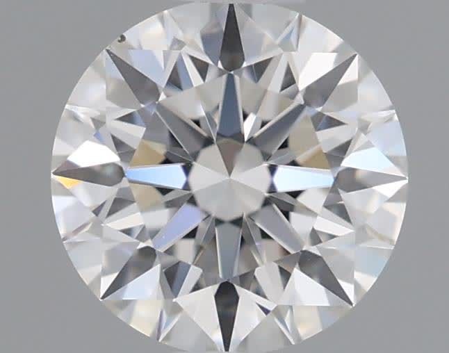 Diamante Naturale Taglio Brillante 0.57ct 3EX F VS1 - GIA - 5.3x5.33x3.3mm