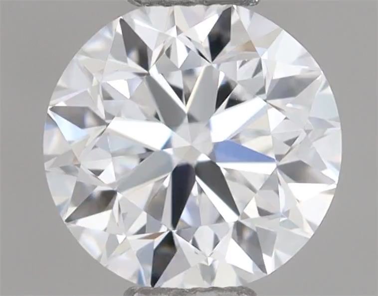 Diamante Naturale Taglio Brillante 0.5ct G/VG/EX D VVS1 - GIA - 4.88x4.92x3.2mm