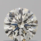 Diamante Naturale Taglio Brillante 0.5ct 3EX I VVS2 - IGI - 5.03x5.08x3.15mm