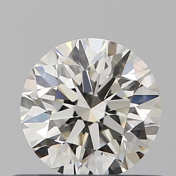 Diamante Naturale Taglio Brillante 0.45ct 3EX J VS1 - GIA - 4.85x4.89x3.08mm