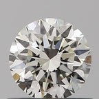 Diamante Naturale Taglio Brillante 0.5ct 3EX I VVS1 - IGI - 5.04x5.06x3.14mm