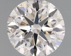 Diamante Naturale Taglio Brillante 0.5ct VG/VG/EX I IF - GIA - 4.91x4.97x3.18mm