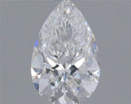 Diamante Naturale Taglio Goccia 0.42ct EX/EX D VVS1 - GIA - 6.42x4.13x2.61mm