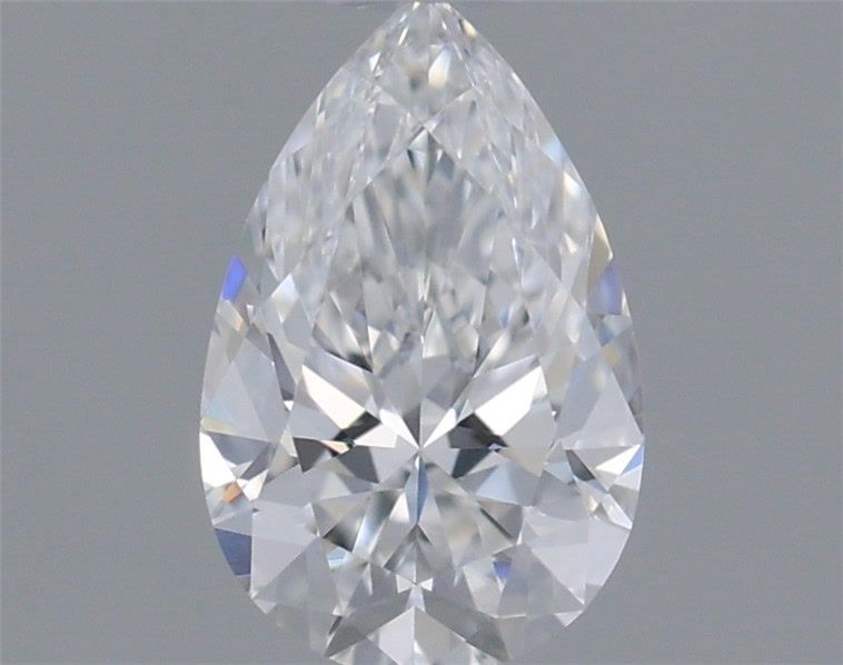 Diamante Naturale Taglio Goccia 0.42ct EX/EX D VVS1 - GIA - 6.42x4.13x2.61mm