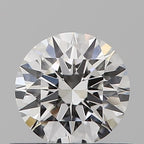 Diamante Naturale Taglio Brillante 0.42ct 3EX F VVS1 - GIA - 4.85x4.82x2.95mm