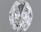 Diamante Naturale Taglio Ovale 0.5ct G/VG E VS2 - GIA - 6.25x4.41x2.44mm