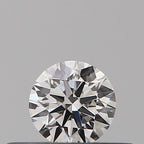 Diamante Taglio Brillante 0.18ct EX/VG/VG F VVS2 - GIA - 3.67x3.64x2.21mm