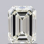 Diamante Naturale Taglio Smeraldo 0.9ct EX/EX J VVS2 - IGI - 6.25x4.53x3.16mm