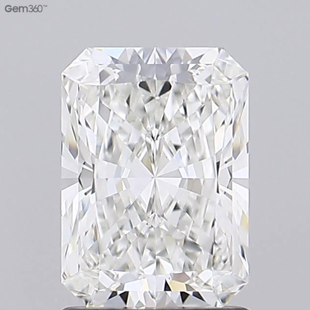 Diamante Naturale Taglio Radiant 1.52ct EX/EX H IF - GIA - 7.86x5.64x3.85mm