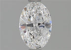 Diamante Naturale Taglio Ovale 0.72ct VG/EX D IF - GIA - 7.45x5.03x3.04mm