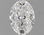 Diamante Naturale Taglio Ovale 0.9ct EX/EX E VVS2 - GIA - 7.31x5.28x3.41mm