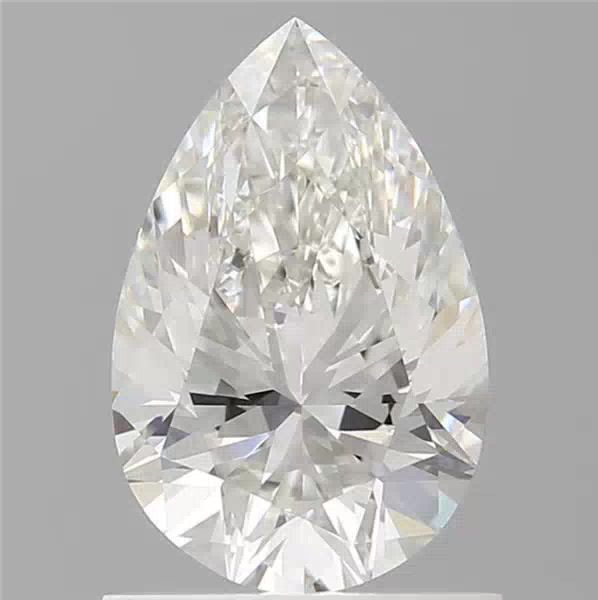 Diamante Naturale Taglio Goccia 1ct G/G F VVS1 - IGI - 8.56x5.61x3.55mm