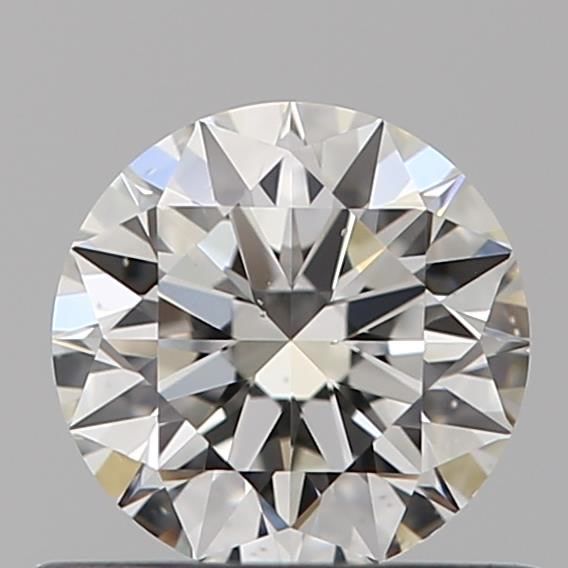 Diamante Naturale Taglio Brillante 0.5ct 3EX H VS2 - GIA - 5.1x5.09x3.14mm