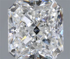 Diamante Naturale Taglio Radiant 1.06ct EX/EX F VS1 - GIA - 5.86x5.35x3.71mm