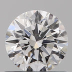 Diamante Naturale Taglio Brillante 0.57ct 3EX D VS1 - GIA - 5.3x5.28x3.3mm