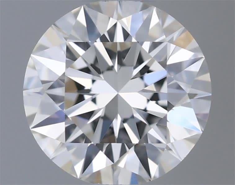 Diamante Naturale Taglio Brillante 0.45ct 3EX H VVS2 - GIA - 4.94x4.95x3.06mm