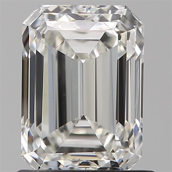 Diamante Naturale Taglio Smeraldo 1.04ct VG/EX H VS2 - GIA - 6.58x4.71x3.42mm