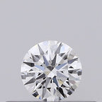 Diamante Taglio Brillante 0.18ct EX/VG/EX D VVS2 - GIA - 3.64x3.66x2.23mm