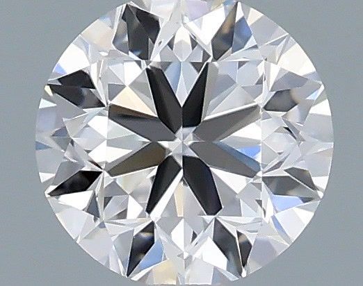 Diamante Naturale Taglio Brillante 0.5ct VG/VG/EX D VS1 - GIA - 4.97x4.99x3.16mm