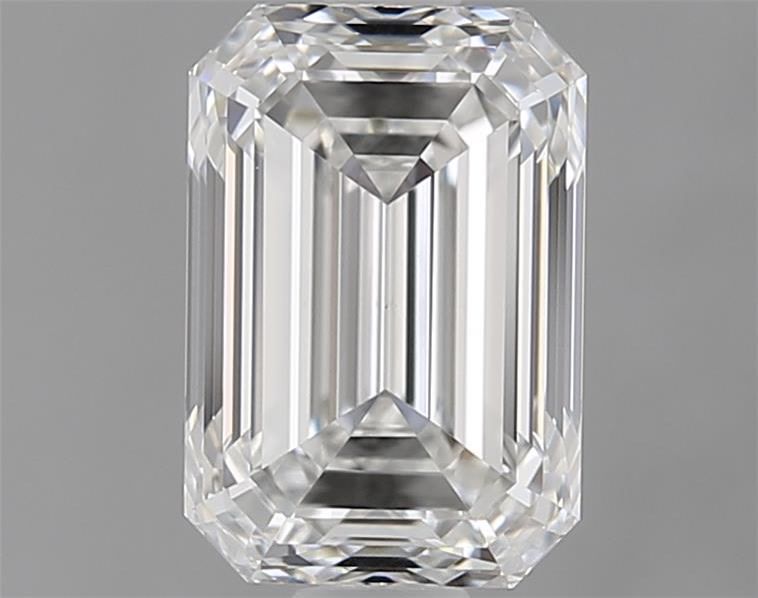 Diamante Naturale Taglio Smeraldo 1.3ct EX/EX G VS1 - GIA - 7.33x5.01x3.43mm