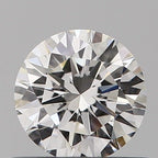 Diamante Naturale Taglio Brillante 0.5ct VG/VG/G G VVS2 - GIA - 5.09x5.04x3.12mm