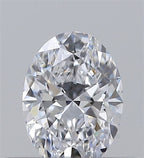 Diamante Naturale Taglio Ovale 0.31ct EX/EX D VVS1 - GIA - 5.25x3.8x2.43mm