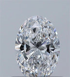 Diamante Naturale Taglio Ovale 0.5ct VG/EX D IF - GIA - 6.45x4.44x2.78mm
