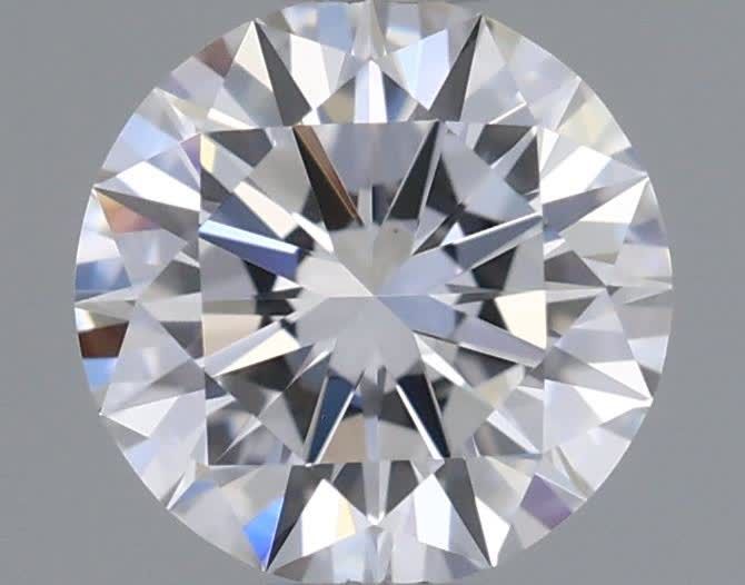 Diamante Naturale Taglio Brillante 0.45ct 3EX D VS1 - GIA - 4.99x5.02x2.98mm
