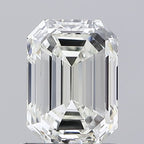 Diamante Naturale Taglio Smeraldo 0.9ct EX/EX H VVS1 - IGI - 6.35x4.59x3.18mm