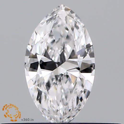 Diamante Naturale Taglio Marquise 0.19ct G/G D VVS2 - GIA - 5.62x3.16x1.85mm