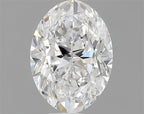 Diamante Naturale Taglio Ovale 0.9ct VG/EX E VVS2 - GIA - 7.35x5.31x3.42mm