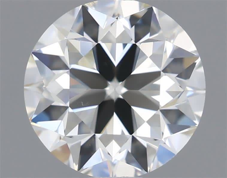 Diamante Naturale Taglio Brillante 1.2ct 3EX J VS1 - IGI - 6.65x6.71x4.25mm