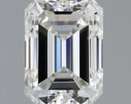 Diamante Naturale Taglio Smeraldo 0.9ct VG/EX H VS1 - IGI - 6.22x4.56x3.37mm