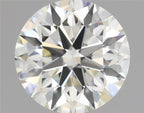 Diamante Naturale Taglio Brillante 1.63ct 3EX J VVS2 - IGI - 7.5x7.55x4.67mm